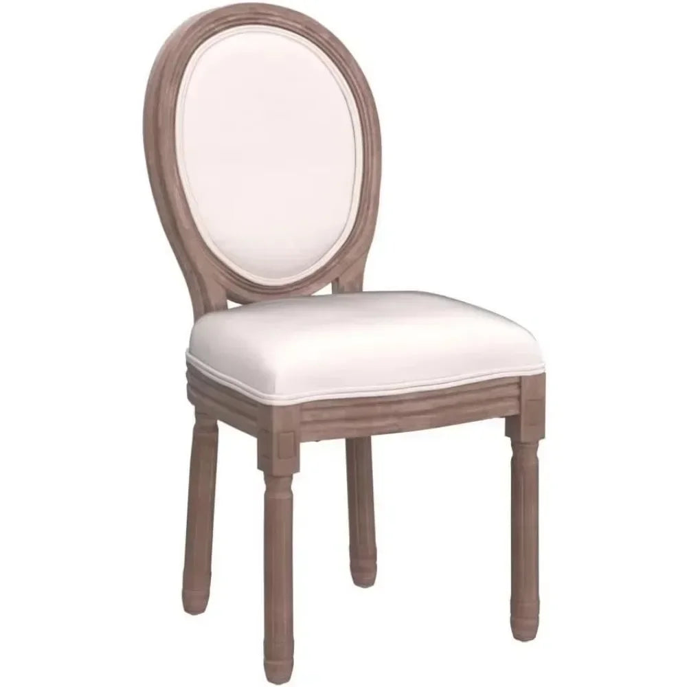 HUANZHUANG French Country Dining Chairs Solid Wood