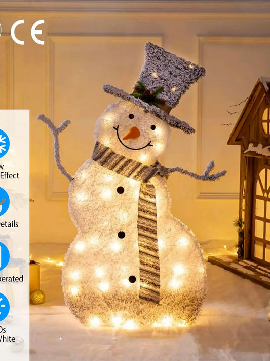 Origin LED Snowman Decoration Battery Operated Garden Light