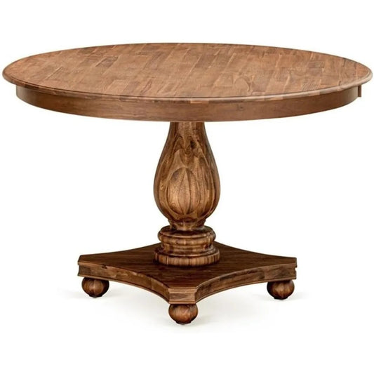 HUANZHUANG Ferris Modern Round Dining Table Pedestal Base