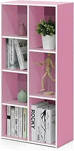 Luder Bookcase 7 Cube Storage Laminated Engineered Wood