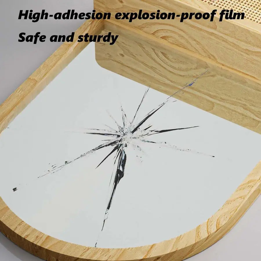 Mirror with Hooks, 30x18 Inch Boho Wall Mirror with Removable Shelf, Oval Solid Wood Framed, Handmade Rattan Mirror for Entryway