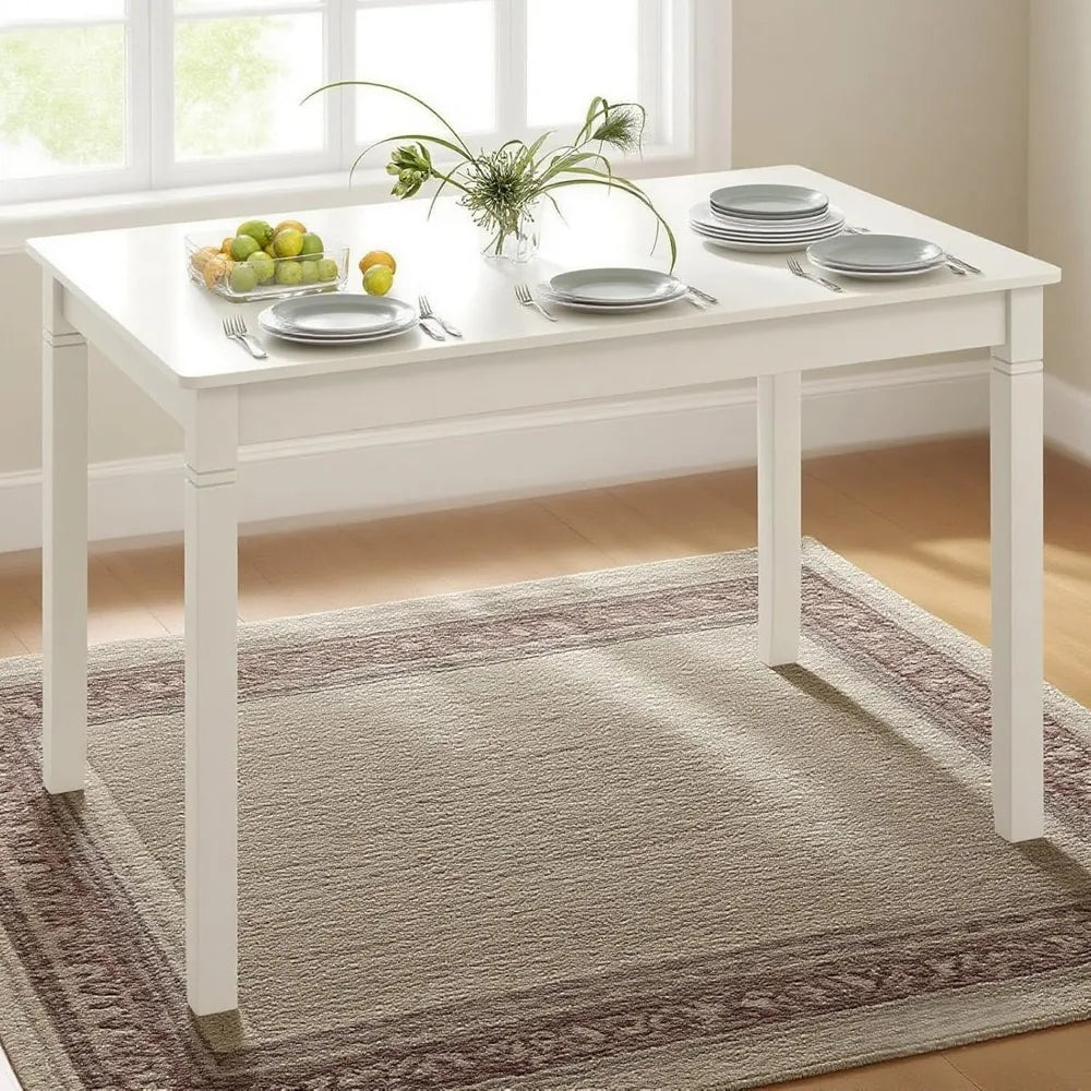 Angduo Modern Rectangular Kitchen Table For Small Spaces