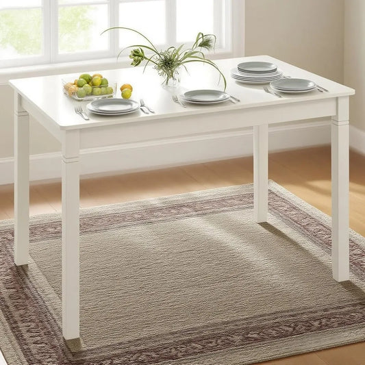 Angduo Modern Rectangular Kitchen Table For Small Spaces