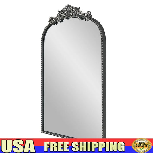 DUTRIEUX Filigree Arch Metal Wall Mirror Floral Design