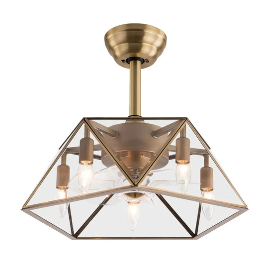 Hign Concerned Stylish Ceiling Fan With Light Lampshade