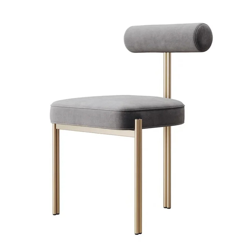 Luxury Modern Fabric Dining Chairs Nordic Home Living Room Furniture
