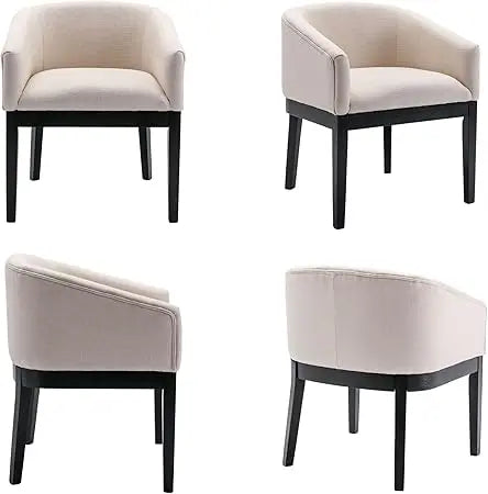 DAFIFY Washon Upholstered Dining Chairs Mid Century Set 4