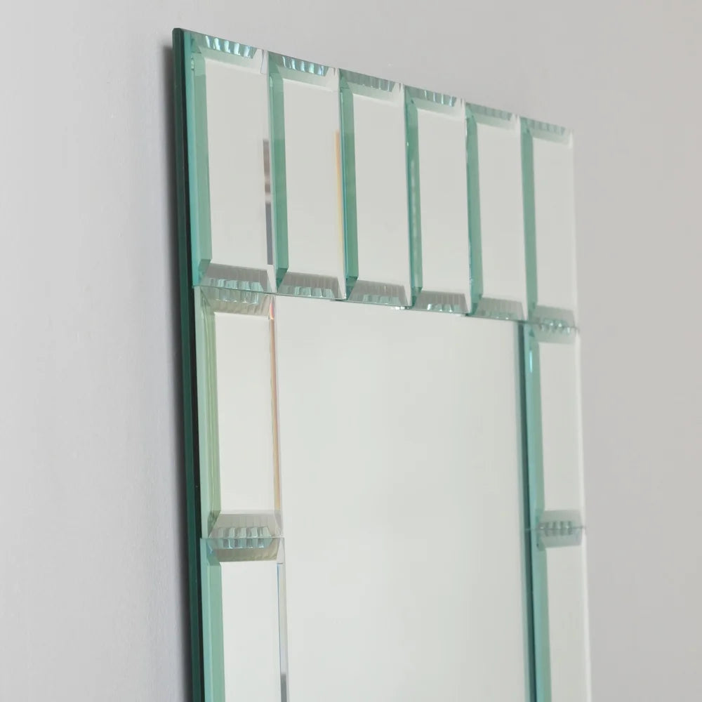 DUTRIEUX Modern Frameless Beveled Wall Mirror For Bathroom