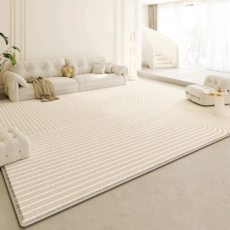 NONED Plush Wilton Area Rug For Living Room Soft Comfort