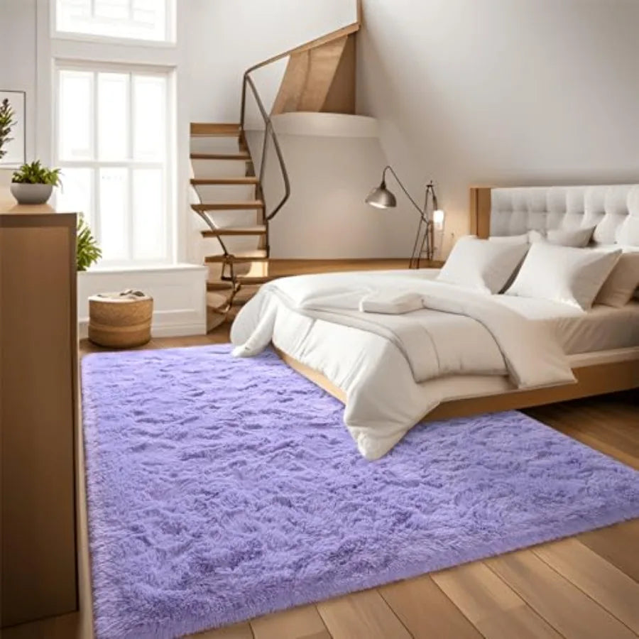 High-concerned Fluffy Plush Shag Rugs for Bedroom and Living Room