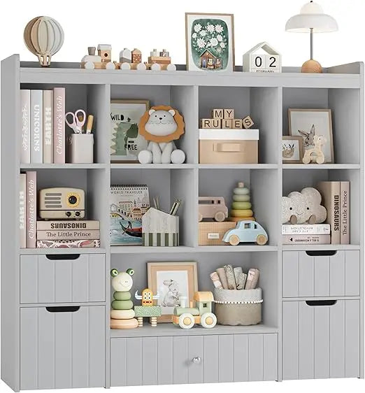HORSTORS Kids Toy Storage Organizer With Removable Bins
