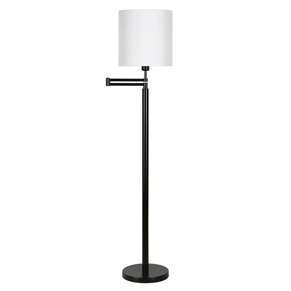 Neet Designs Emporium Modern Floor Lamp With Fabric Shade