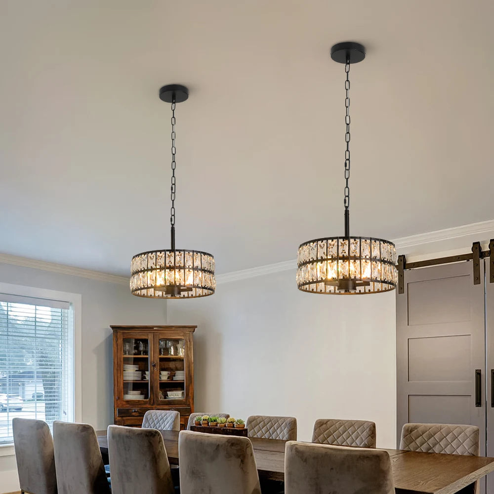 Vetrulus Crystal Pendant Light Chandelier Modern Lamp