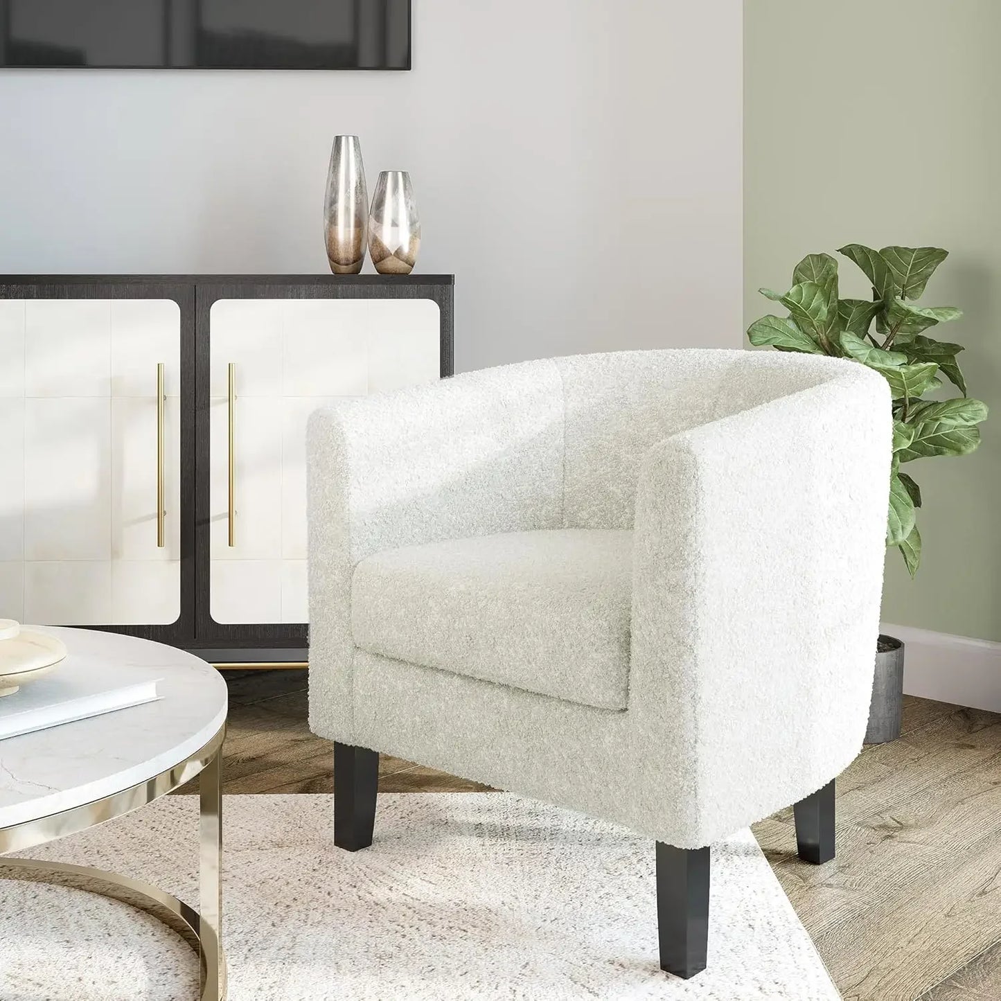 General Barrel Club Tub Accent Chairs For Living Room