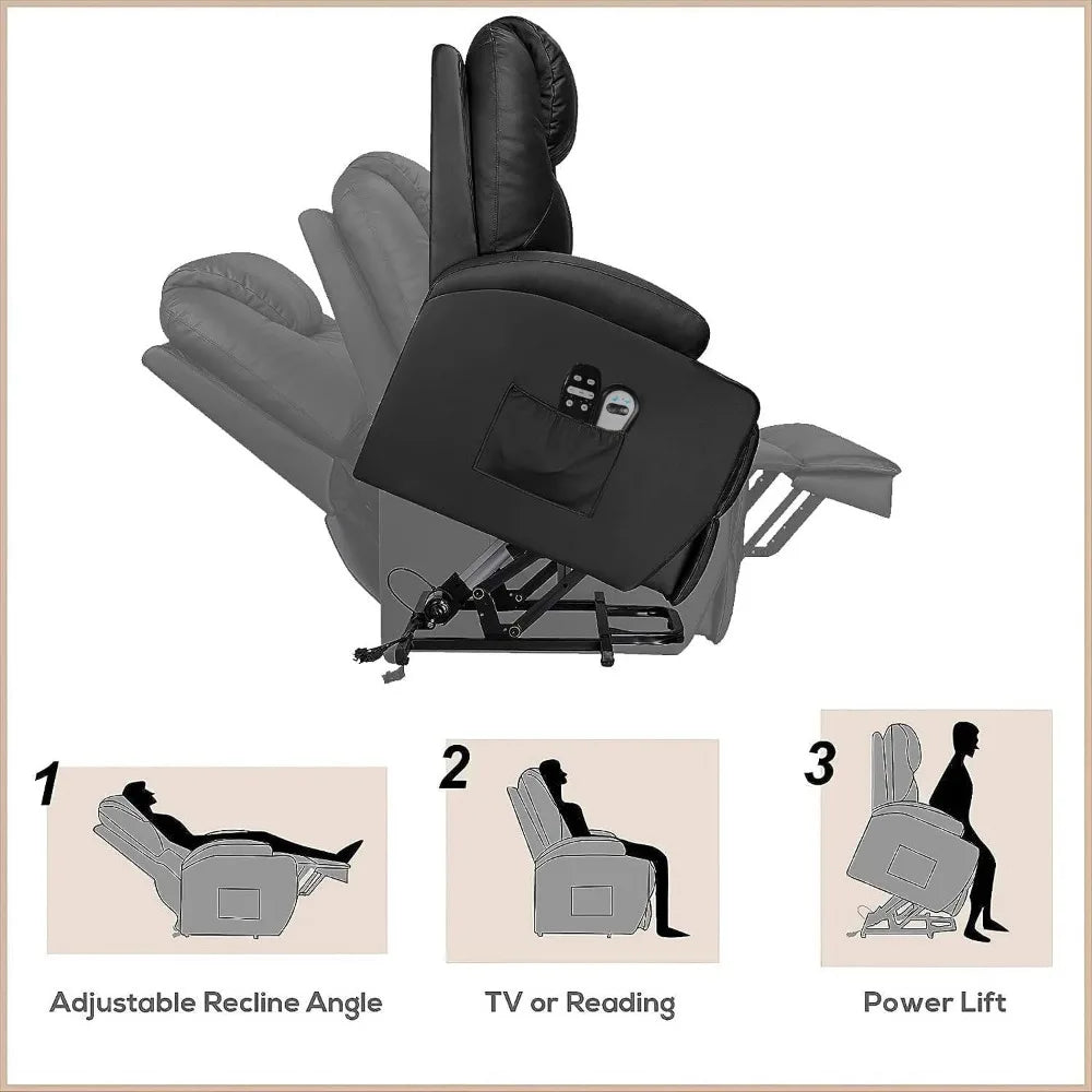 Tangxu Power Lift Massage Recliner Chair With Cup Holders