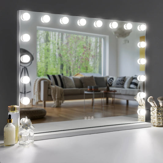 Hollywood Makeup Mirror With 18 LED Bulbs USB Charging Port