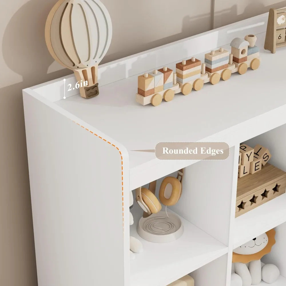 HORSTORS Kids Toy Storage Organizer With Removable Bins