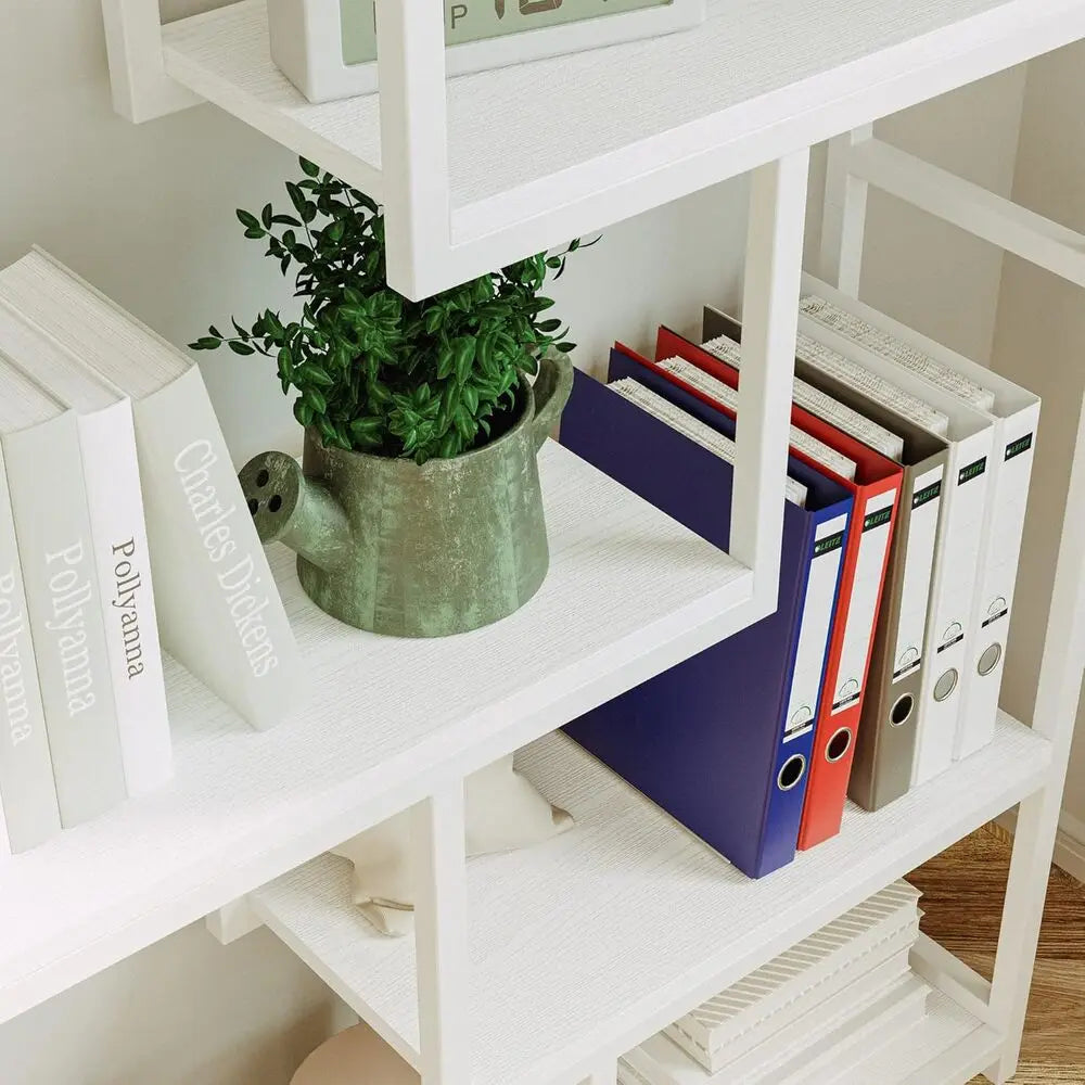 IRONCK 6 Shelf Etagere Bookcase Open Display Shelves