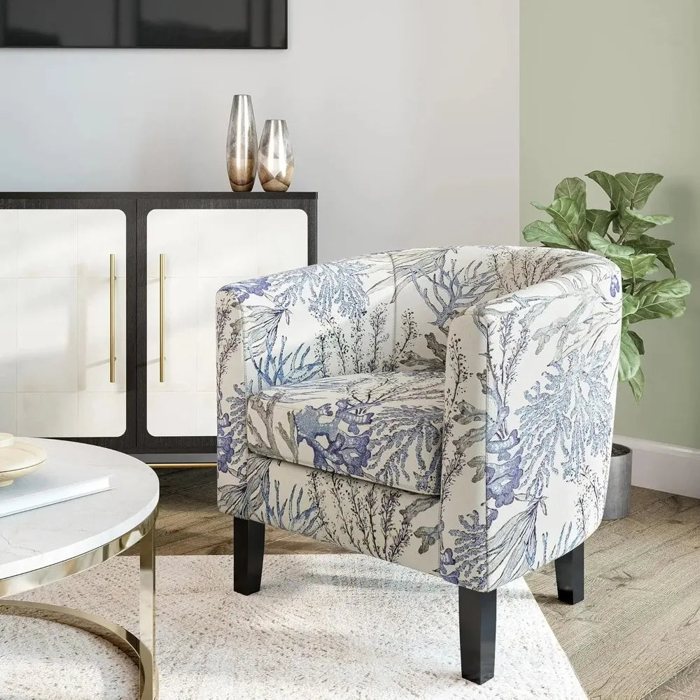 General Barrel Club Tub Accent Chairs For Living Room