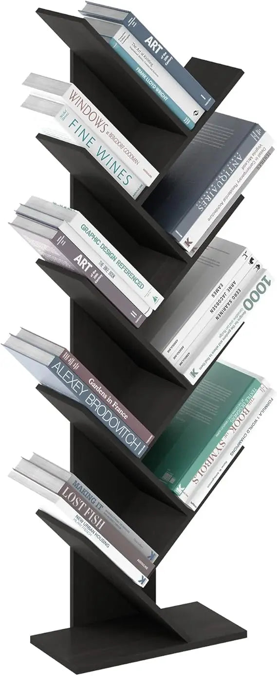Luder Bookcase 7 Cube Storage Laminated Engineered Wood