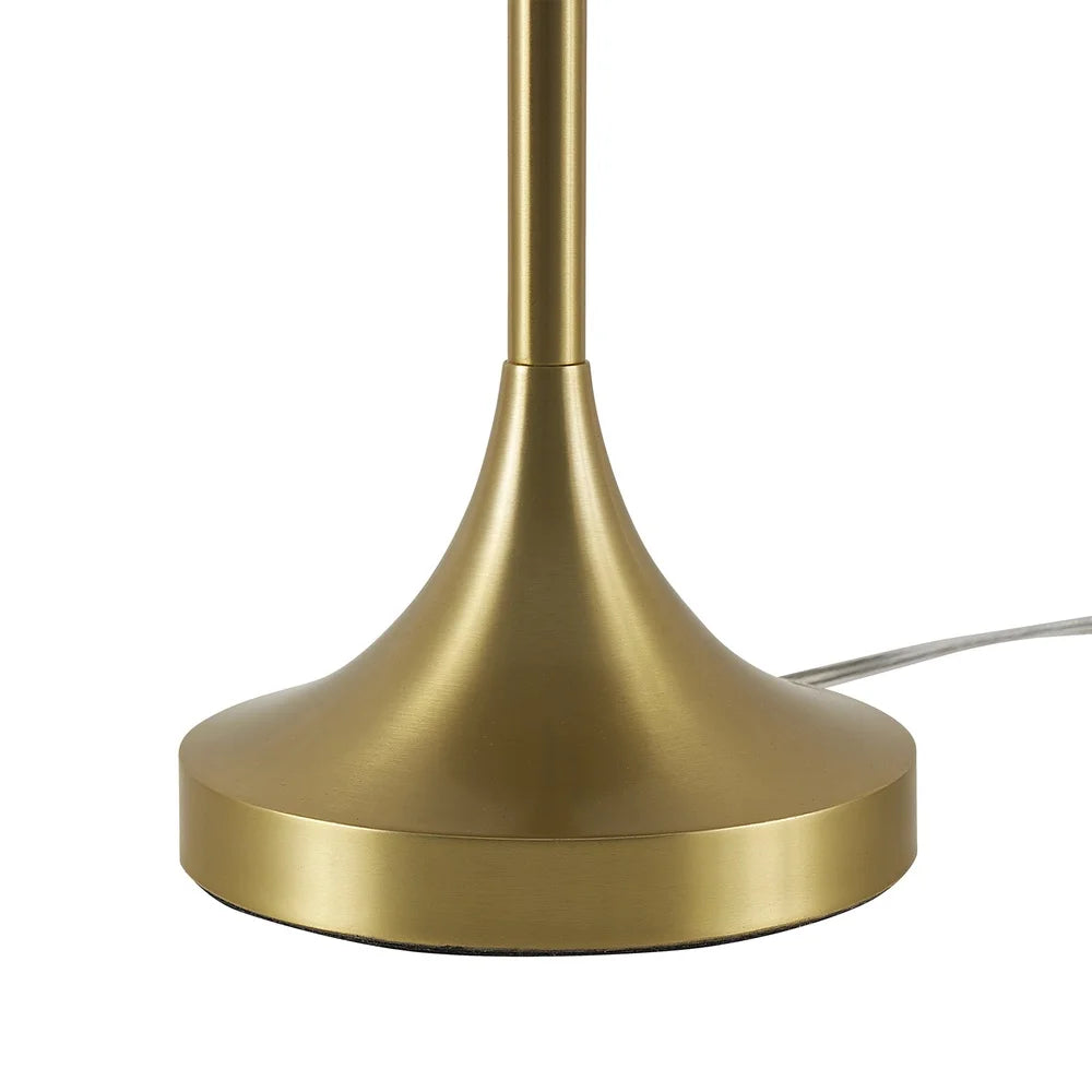 XMSJ Brass Touch On Off Dome Table Lamp Accent Lighting
