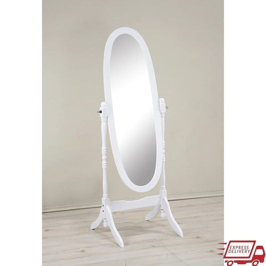 DUTRIEUX Antique Style Cheval Freestanding Tilting Oval Full Length Mirror