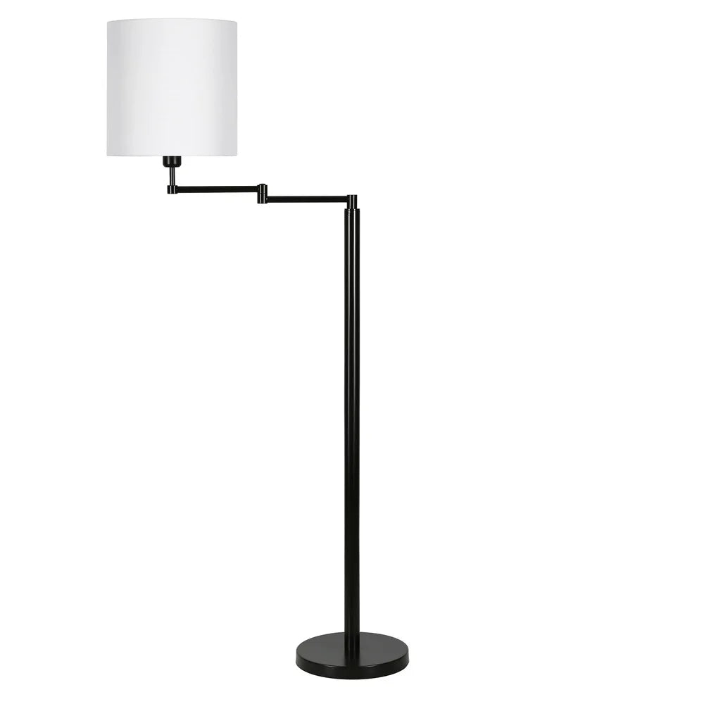 Neet Designs Emporium Modern Floor Lamp With Fabric Shade