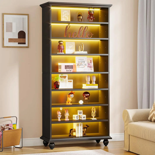 Little Tree LED Bookcase Freestanding With Nine Shelves