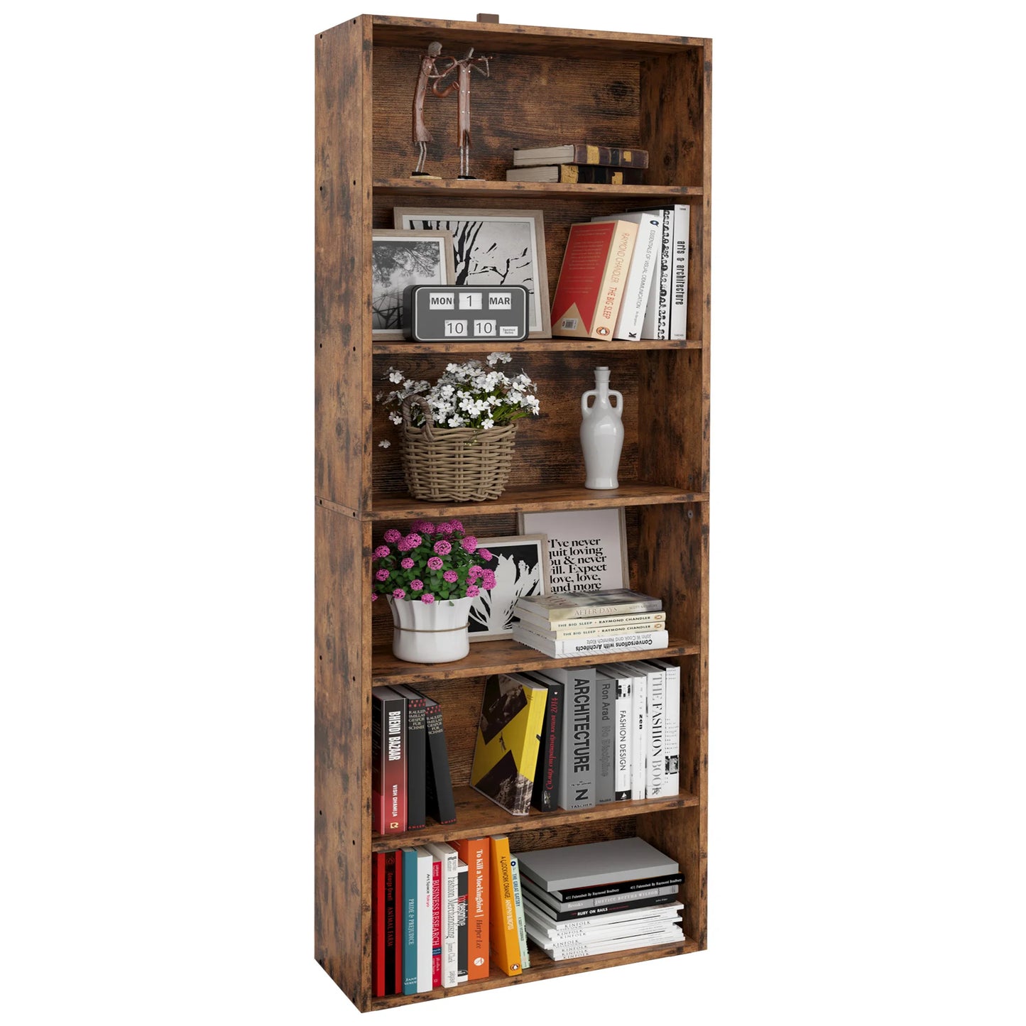 IRONCK Industrial Floor Standing Bookcase Multiple Shelves