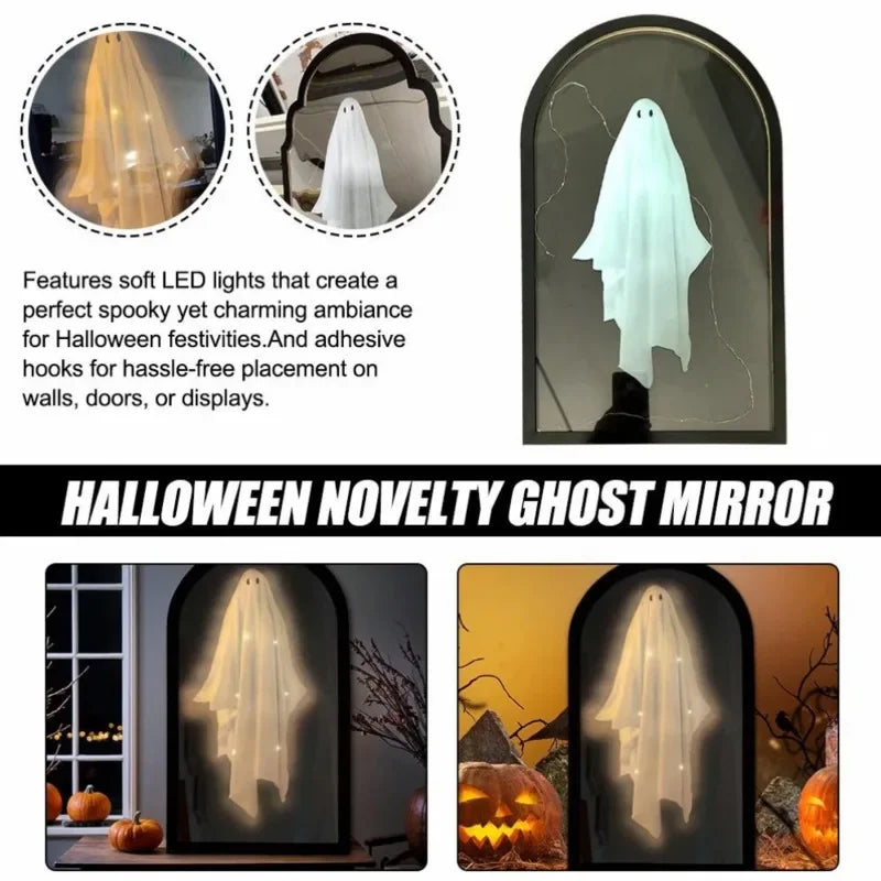 Hign-concerned Halloween Holographic Ghost Mirror Light