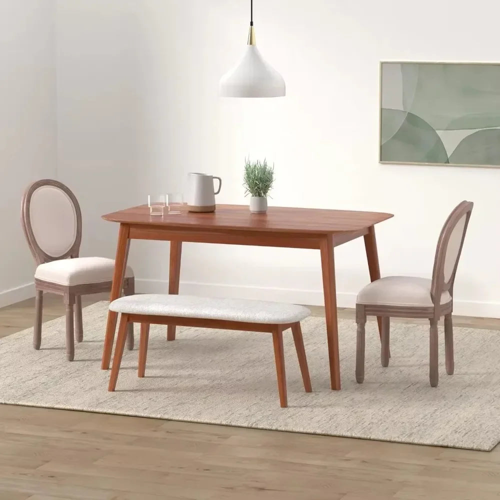 HUANZHUANG French Country Dining Chairs Solid Wood