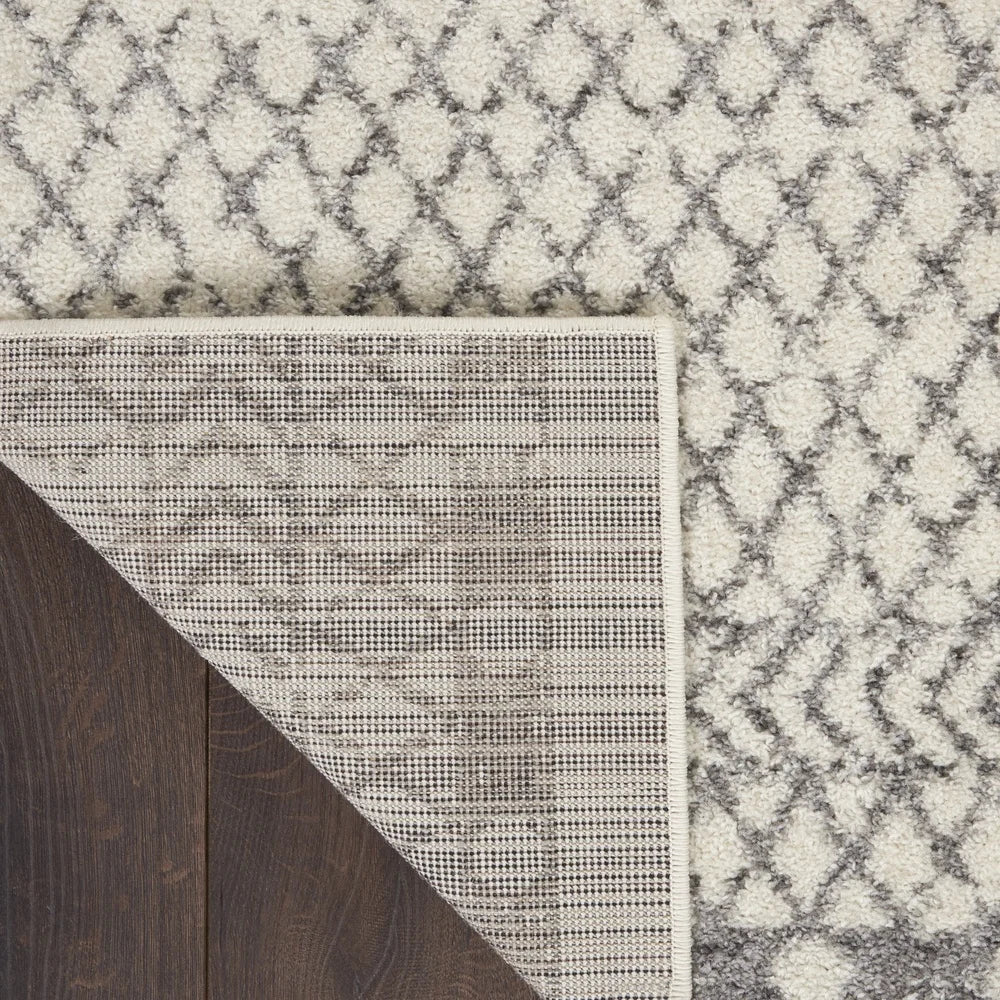 NONECN Transitional Area Rug With Geometric Low Pile Indoor StainResistant