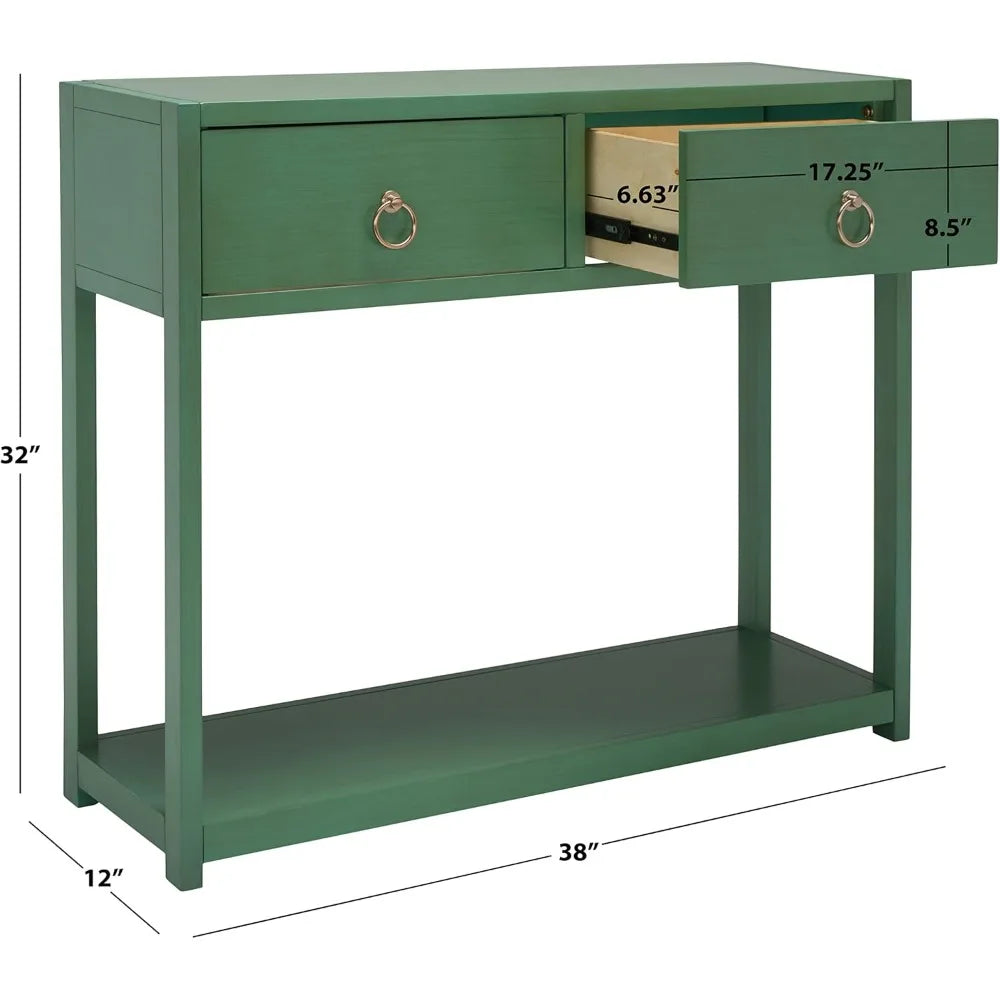 Sadie Modern Console Table With Two Drawers Fully Assembled
