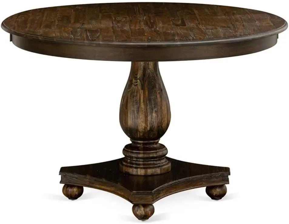 HUANZHUANG Ferris Modern Round Dining Table Pedestal Base