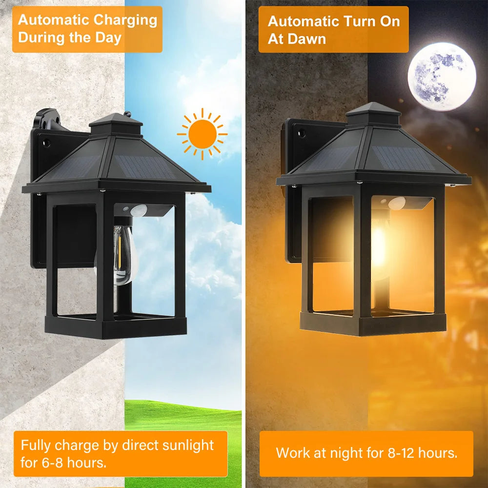 High-concerned Solar Wall Lamp Outdoor Waterproof Led Garden Light