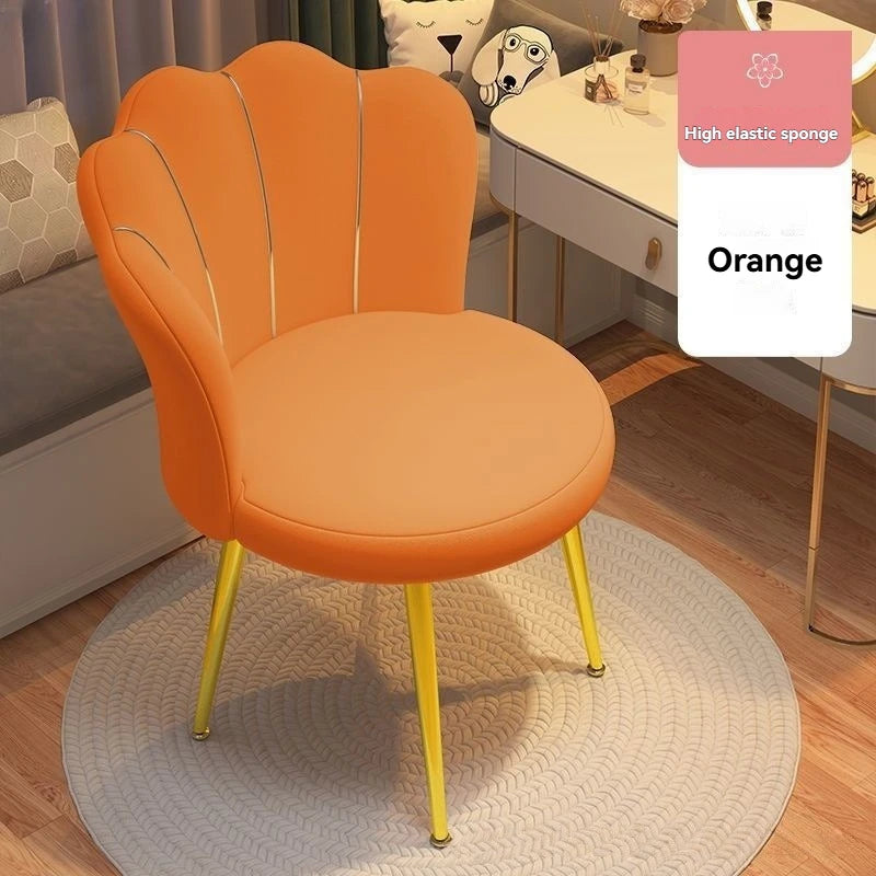 Minimalist Modern Makeup Dressing Chair With Backrest
