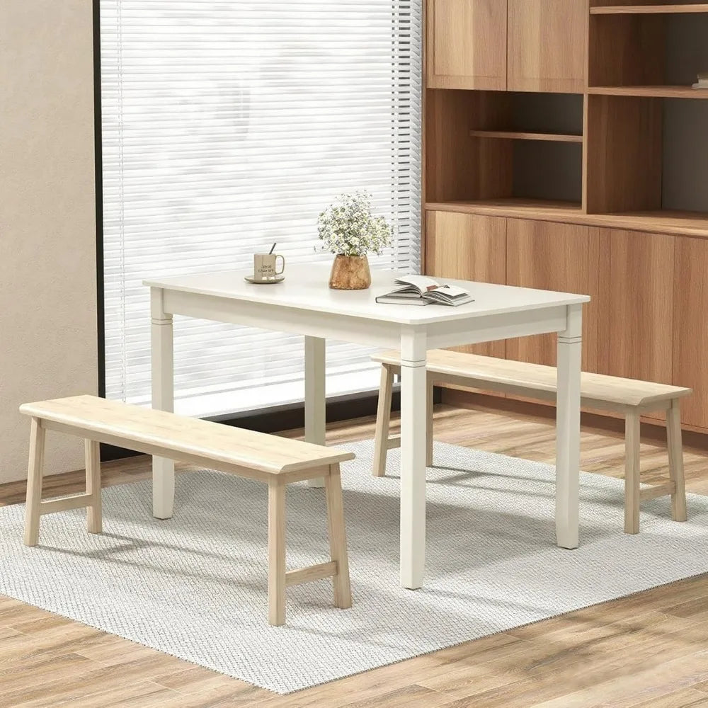 Angduo Modern Rectangular Kitchen Table For Small Spaces