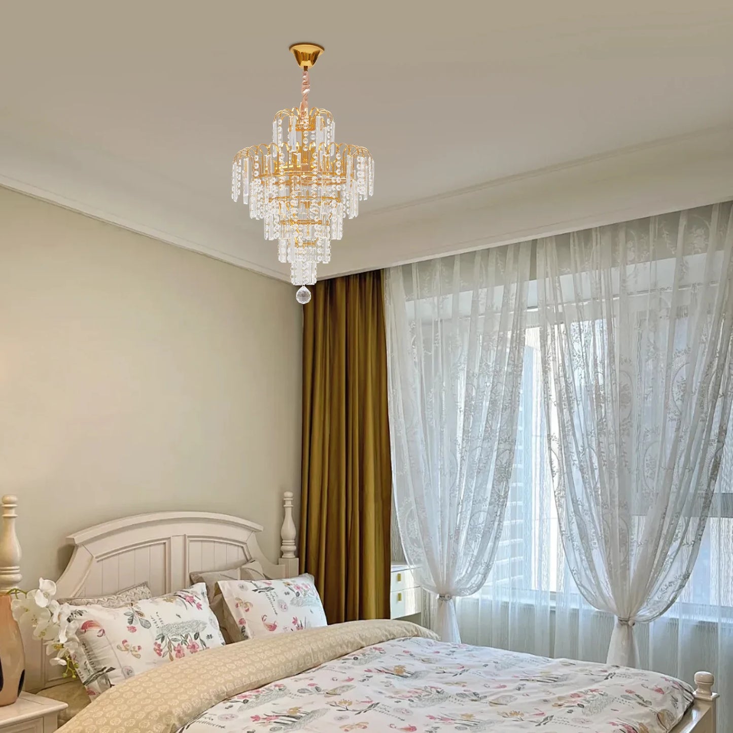 Luxury Crystal Chandelier Ceiling Pendant Light Fixture