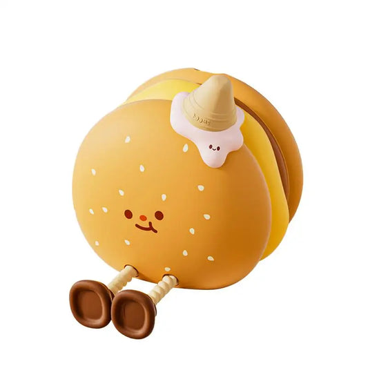 Burger Night Light Touch Control Phone Holder Adjustable