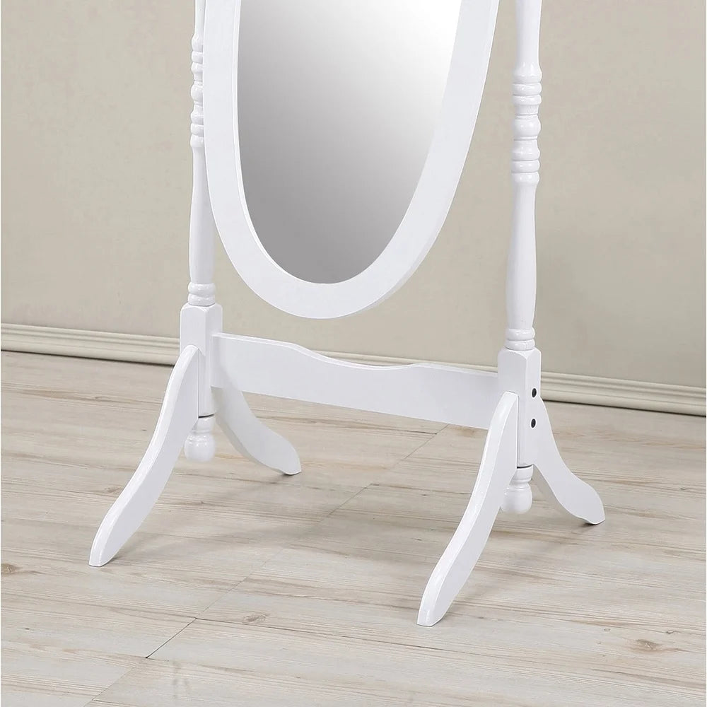 DUTRIEUX Antique Style Cheval Freestanding Tilting Oval Full Length Mirror