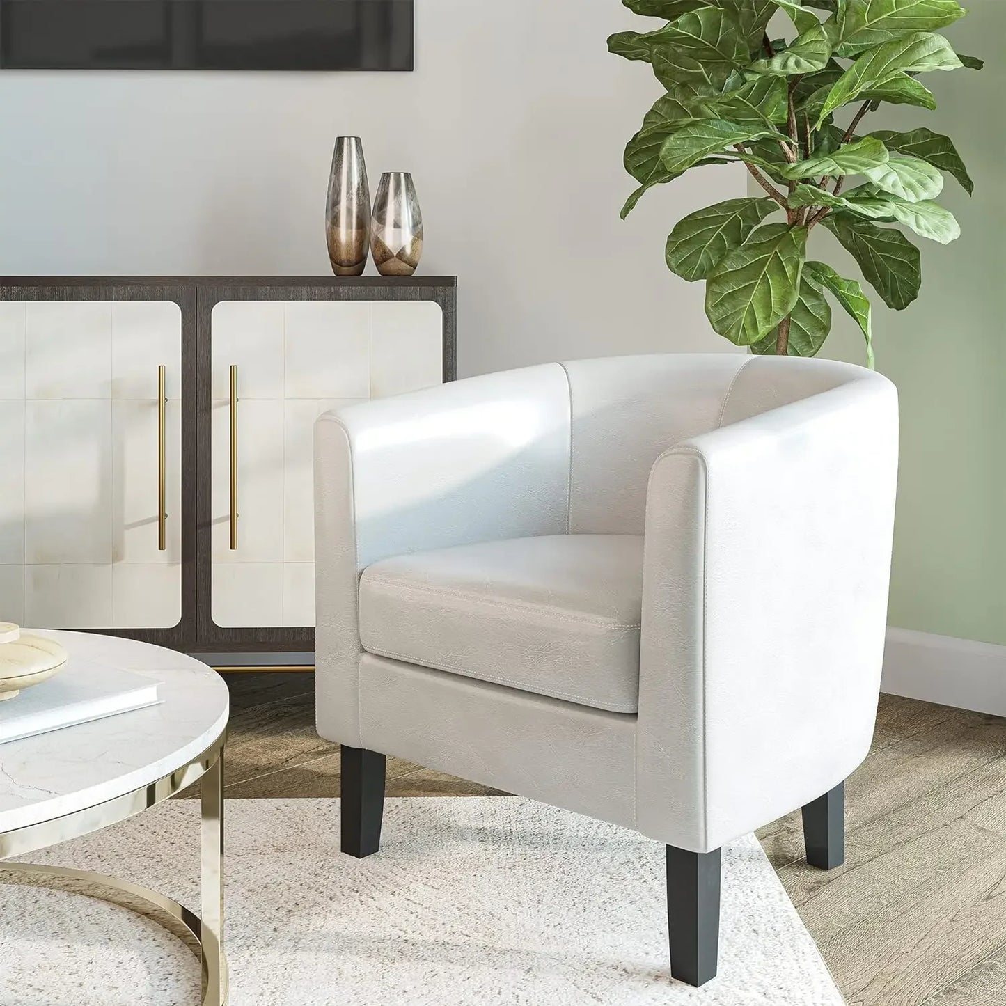 General Barrel Club Tub Accent Chairs For Living Room