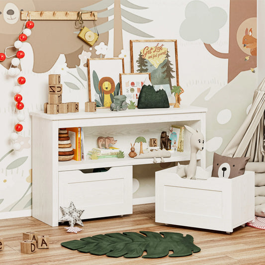 Ironck Toy Storage Organizer With Drawers And Wheels