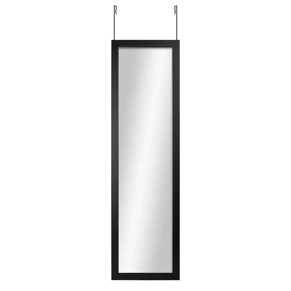 DUTRIEUX Over Door Full Length Mirror With Hooks Wall Mounted