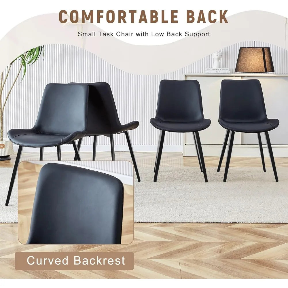 Dafify Round Dining Table Set For Four With Storage