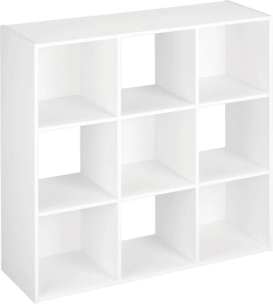 Laminated Wood Reversible Stackable Open Cube Bookcase