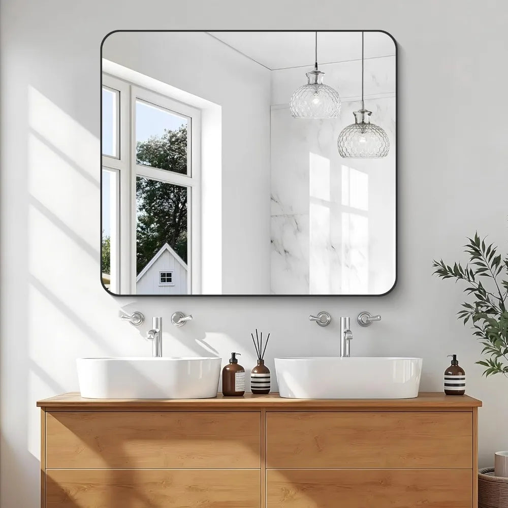 DAFIFY KOCUUY Rectangular Vanity Mirror Metal Frame