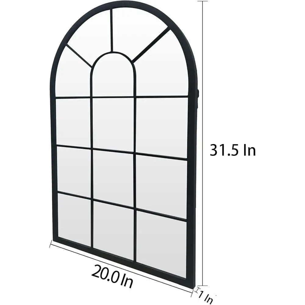XMSJ Arched Wall Mirror Farmhouse Style Living Room Decor