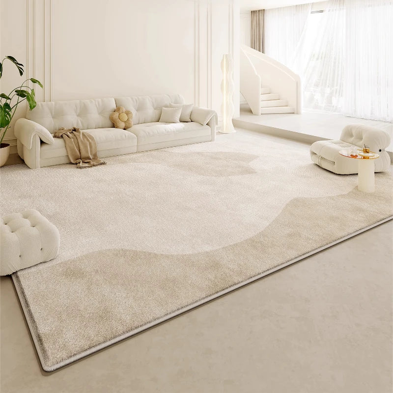 NONED Plush Wilton Area Rug For Living Room Soft Comfort