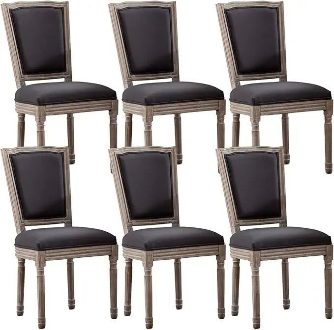 HUANZHUANG French Country Dining Chairs Solid Wood