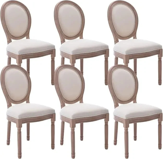 HUANZHUANG French Country Dining Chairs Solid Wood